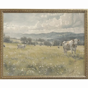 Country Cows Gallery Framed Art 