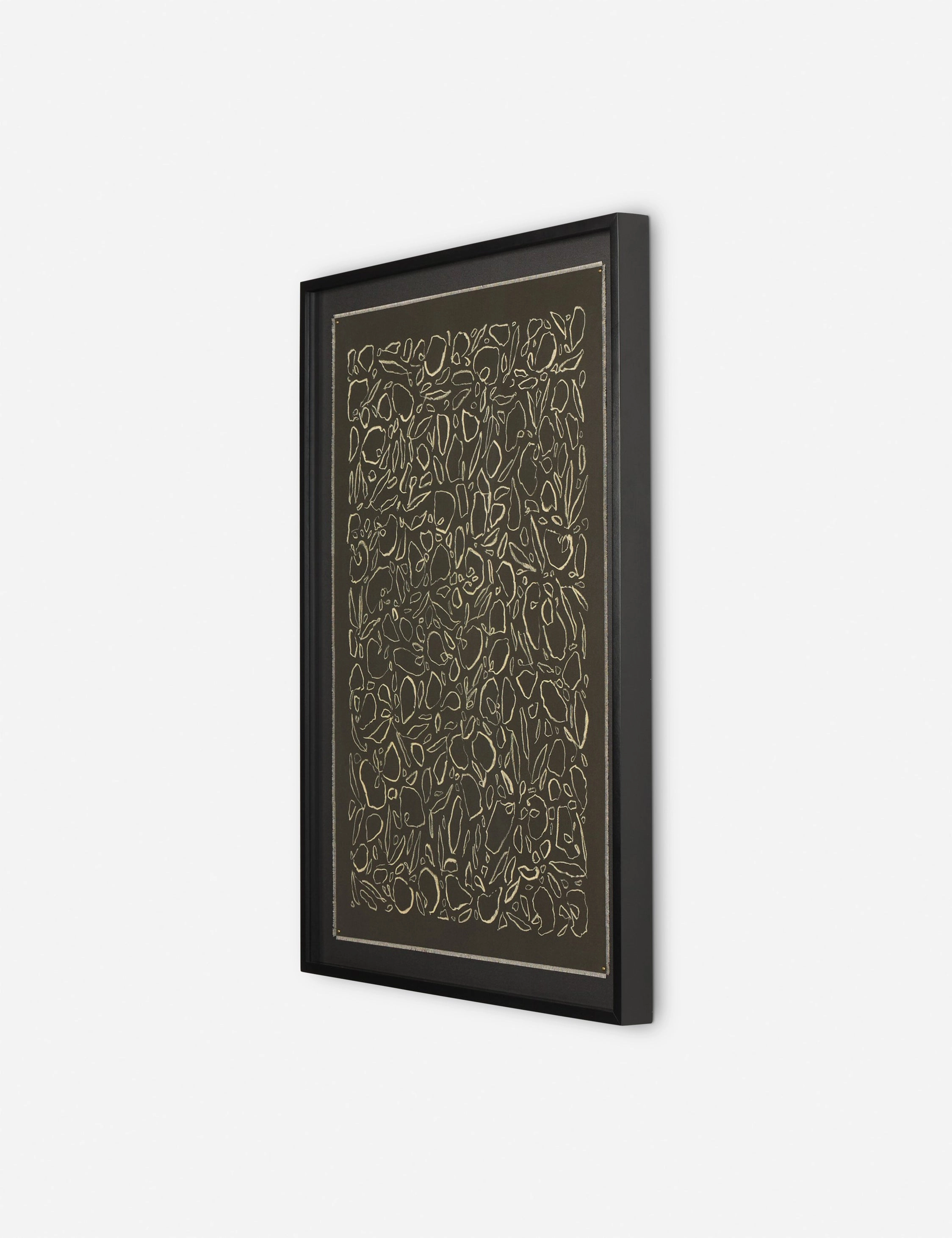 Cream On Black Glimmer by Laurel-Dawn Latshaw