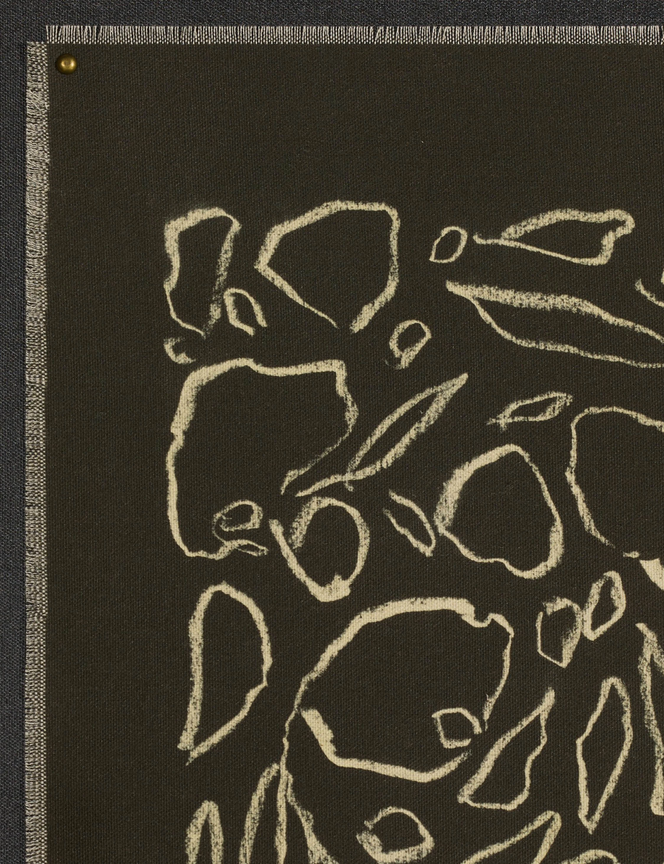 Cream On Black Glimmer by Laurel-Dawn Latshaw