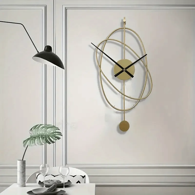 CRISS CROSS WALL CLOCK 