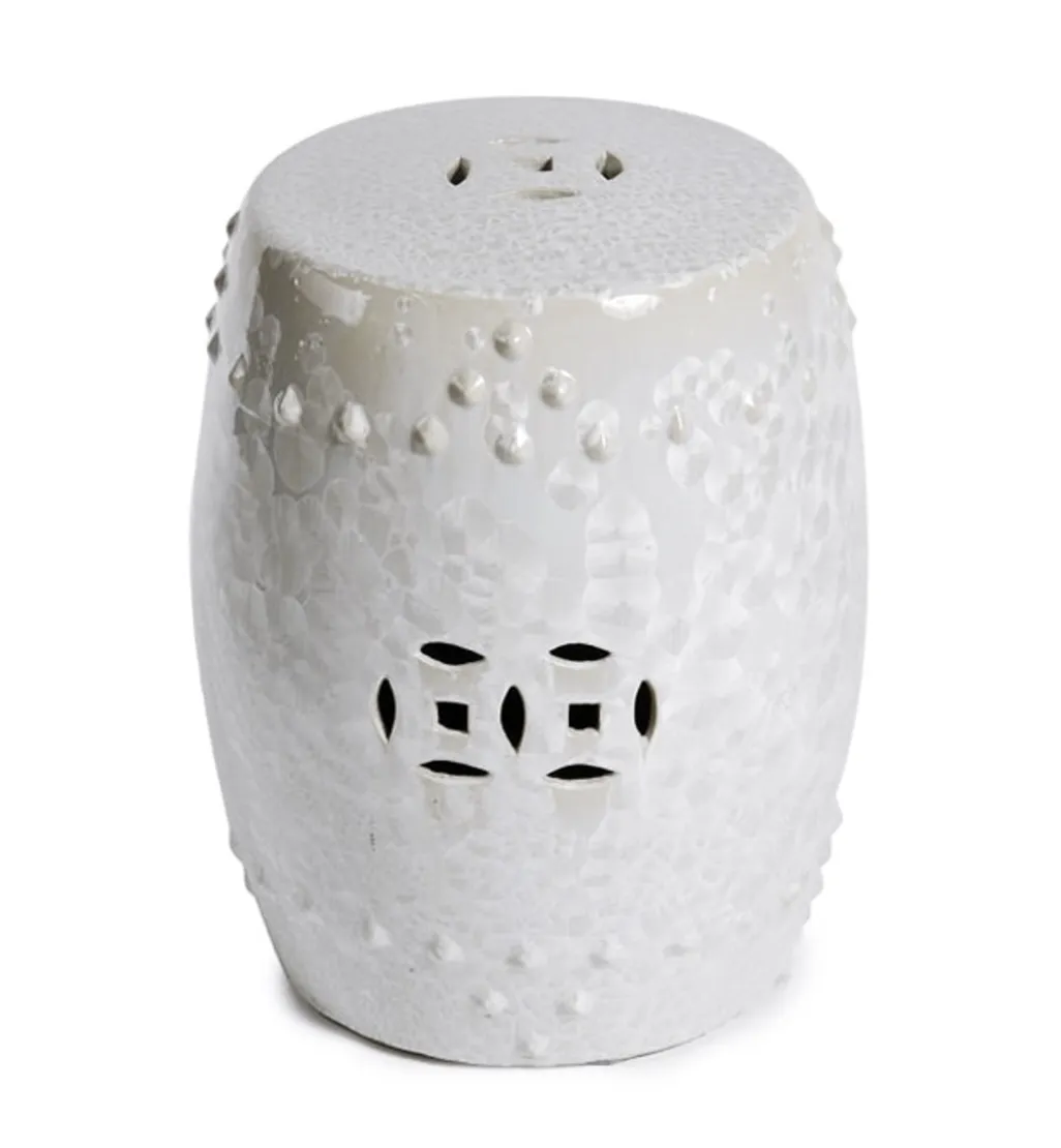 Crystal Shell Garden Stool 