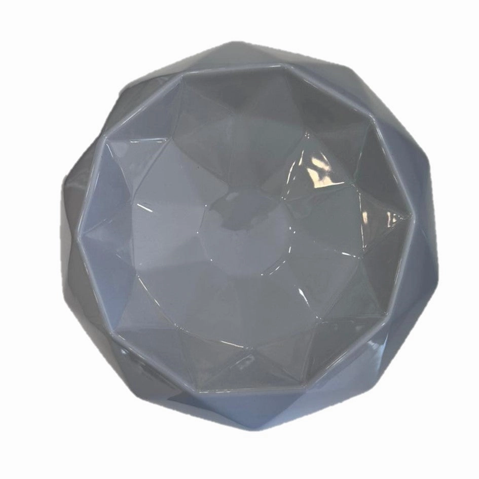 Cut Centerpiece Stone Grey Glossy 