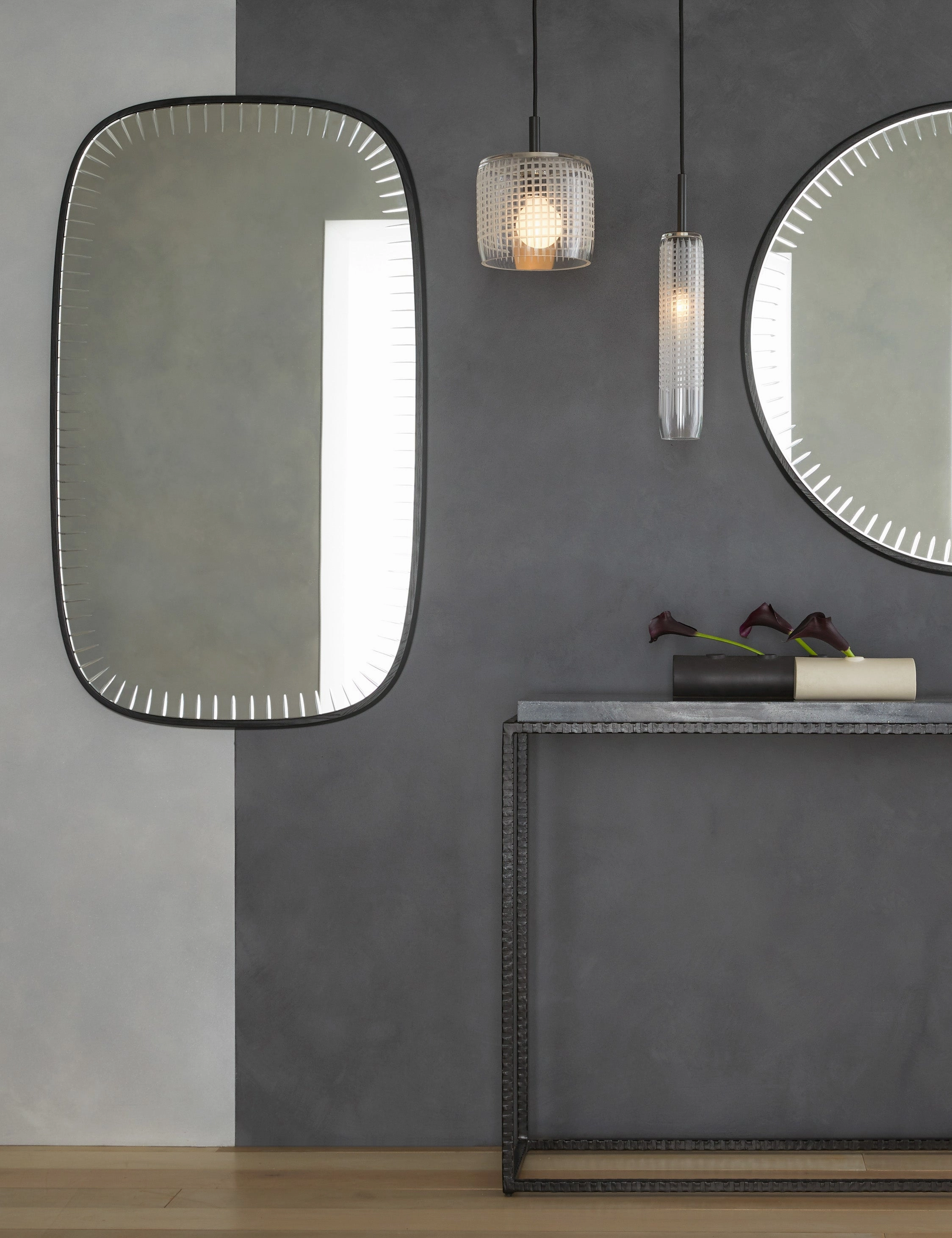 Cut Oblong Mirror by Arteriors 