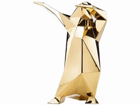 Dab Penguin - Sculpture Glossy Gold 