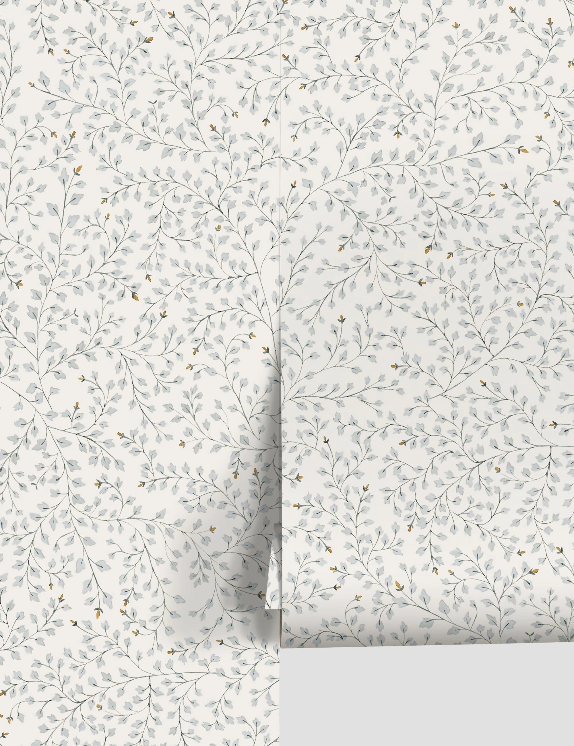 Dainty Leaves Wallpaper by Rylee   Cru 