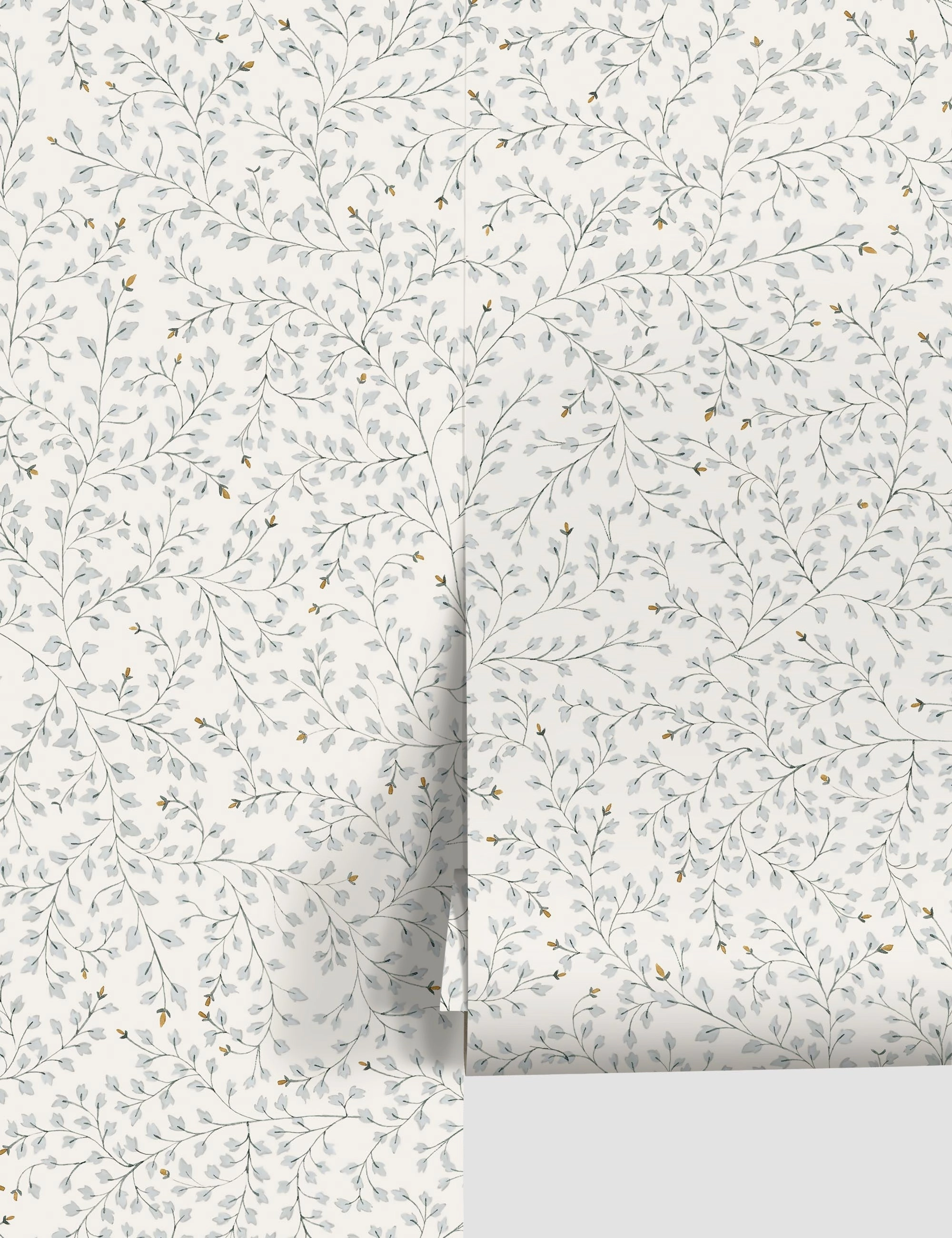 Dainty Leaves Wallpaper by Rylee   Cru 