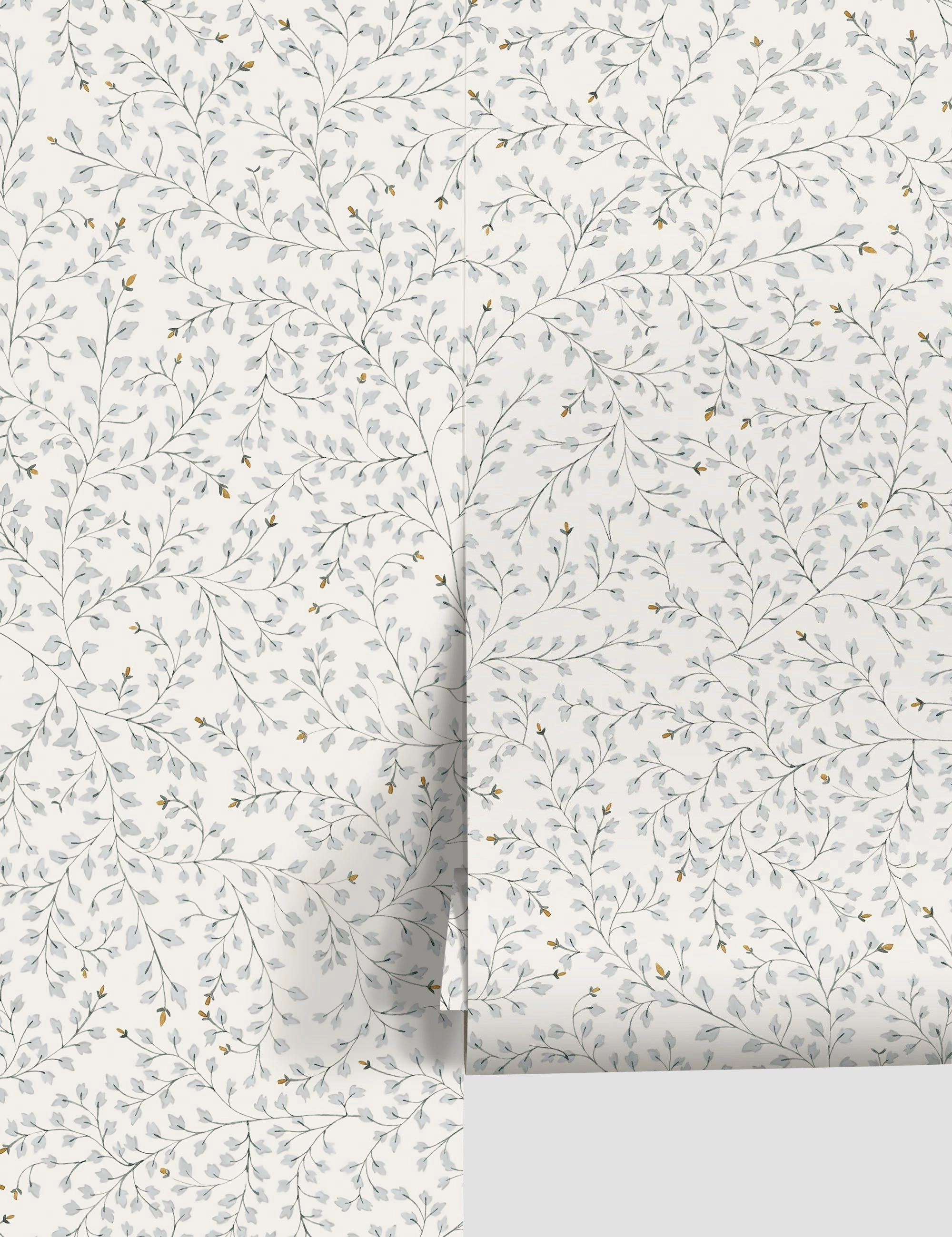 Dainty Leaves Wallpaper by Rylee   Cru 