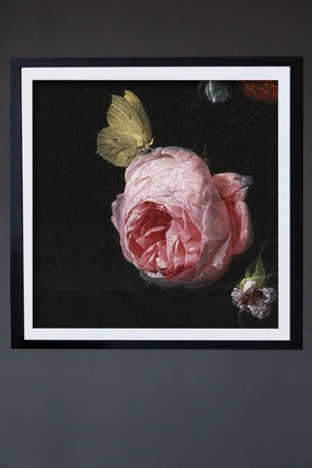 Dark Rose Art Print 