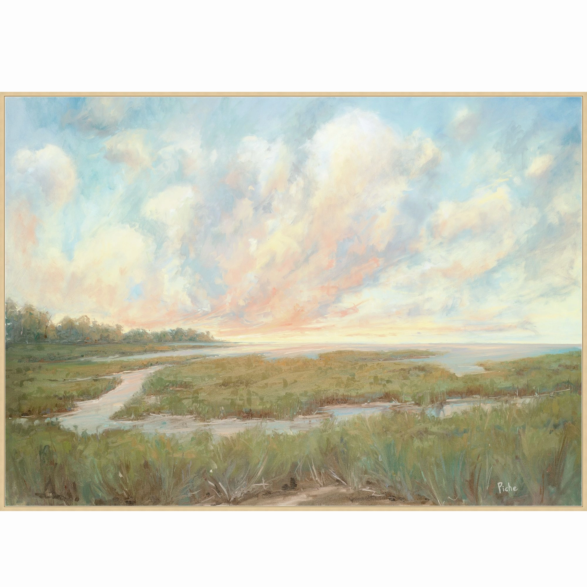 Dawn on Fire Framed Wall Art 