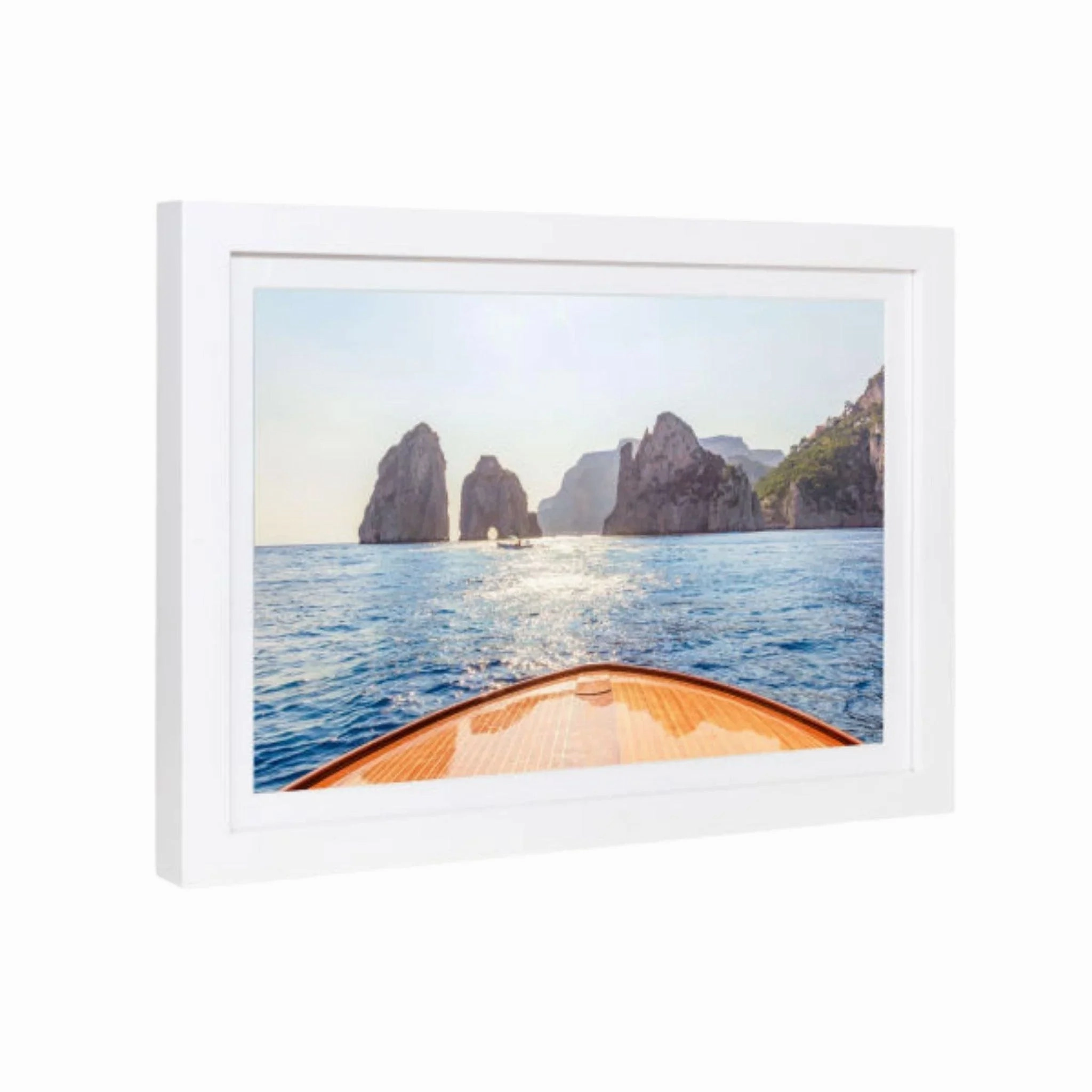 Day Trip, Capri Mini Framed Print by Gray Malin 