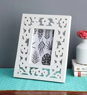 Decorative and Hand Crafted Metal Inlay Table Top Wooden Photo Frame AHPF22 (Size: 25 cm x 20 cm x2 cm) 