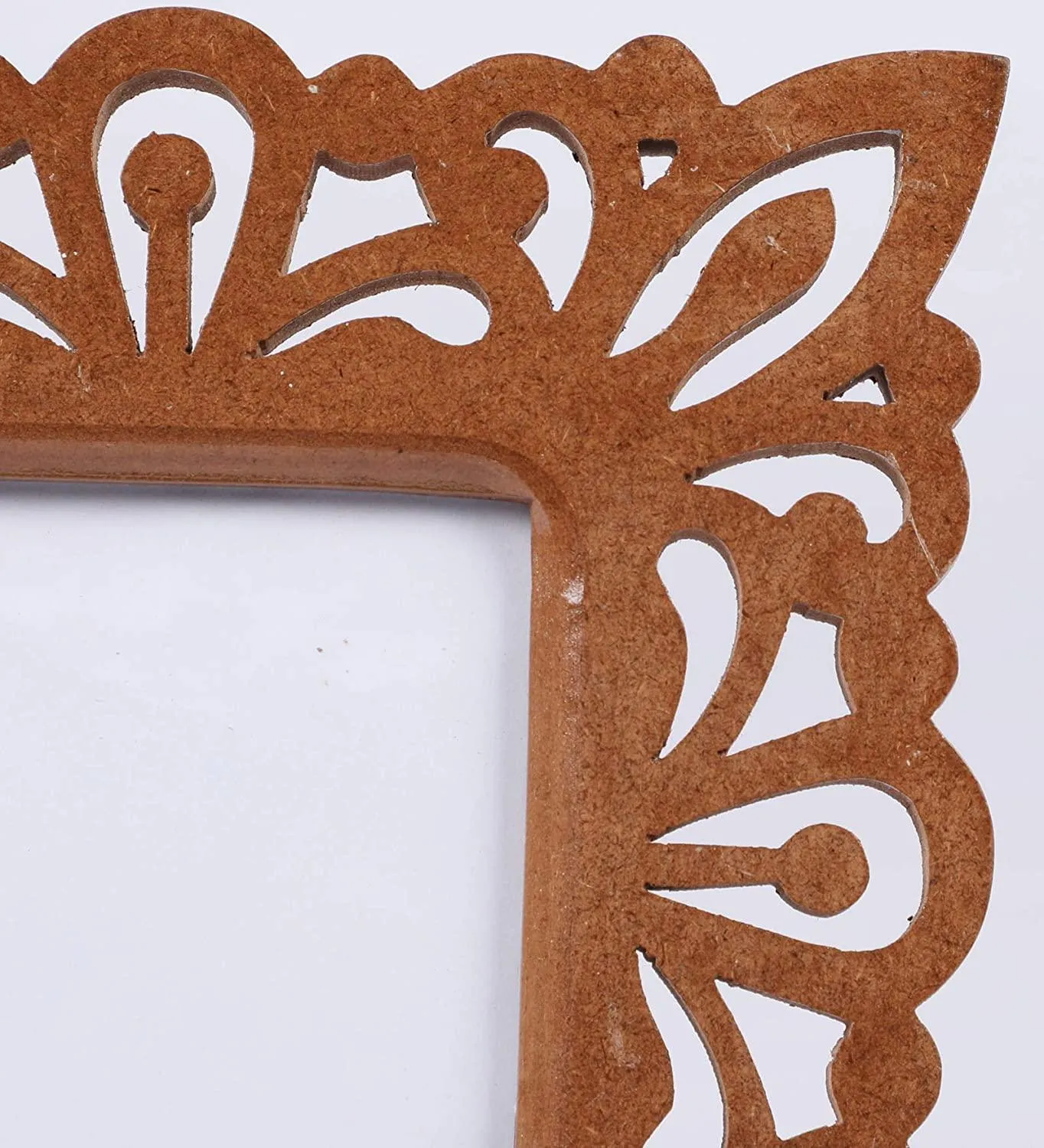 Decorative Hand Crafted Wooden Photo Frame (27 X 27 X 1.5 cm), (Model: TUS-PF-18), Brown Visit the The Urban Store Store