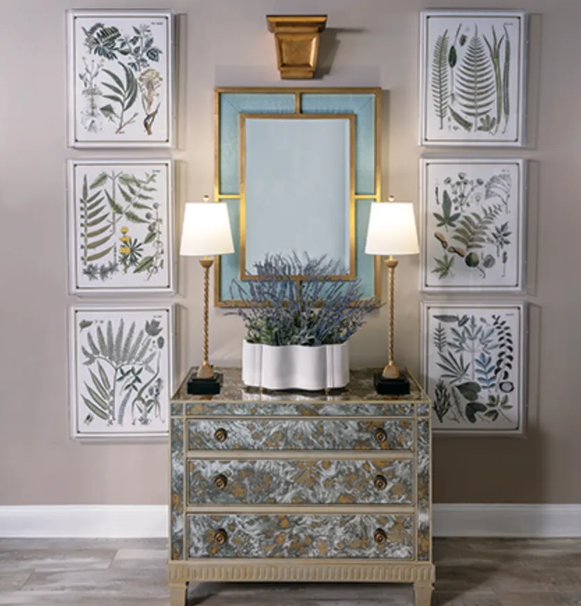 Delfern Gold Table Lamp