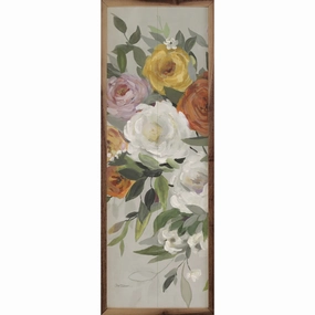 Delicate Blend 1 By Carol Robinson Wood Framed Print 