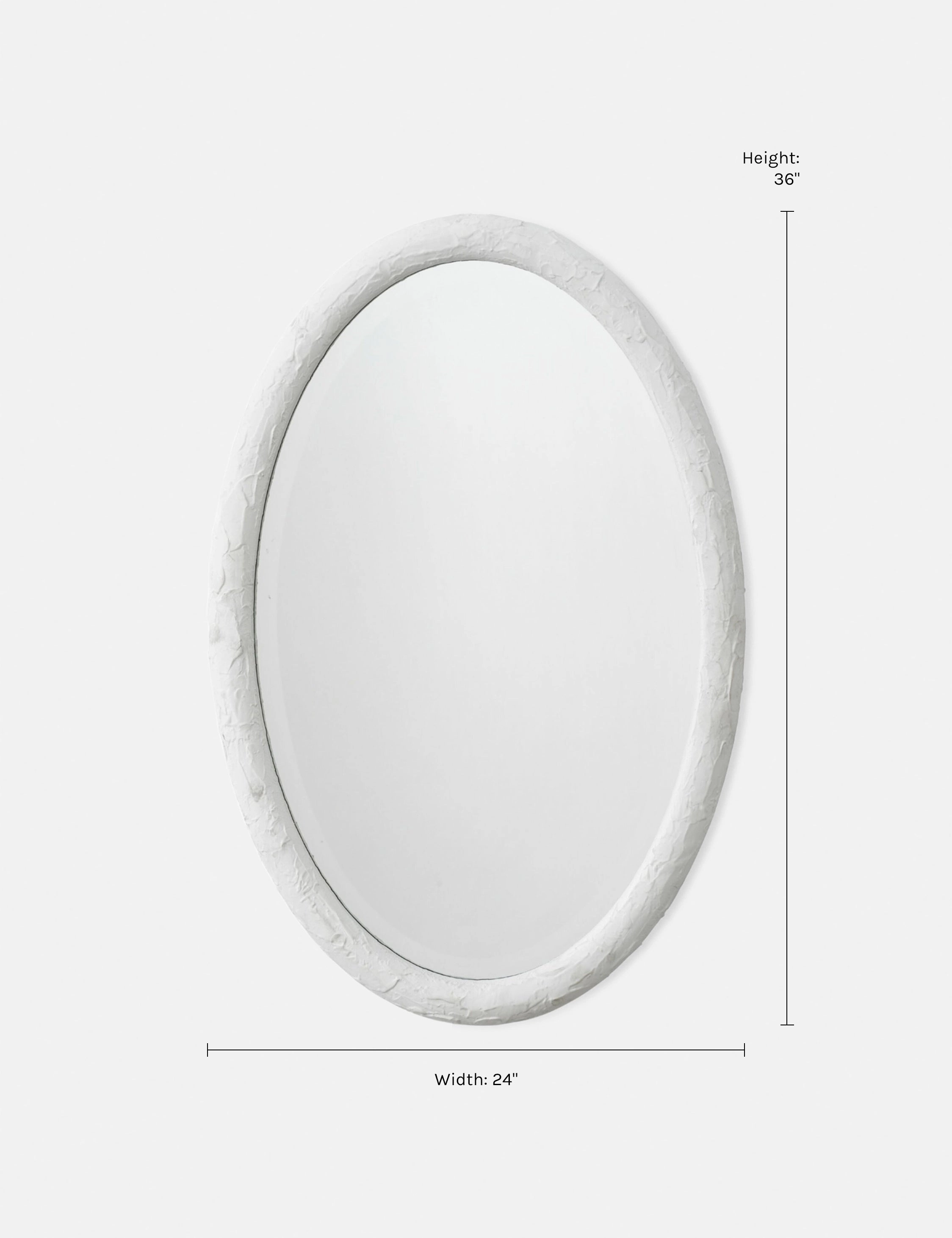 Demna Oval Mirror