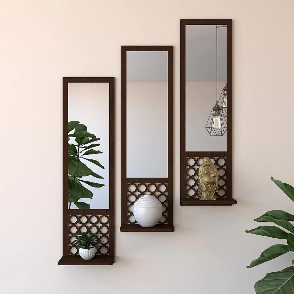 Designer Long Wall Mirror- Set of 3 