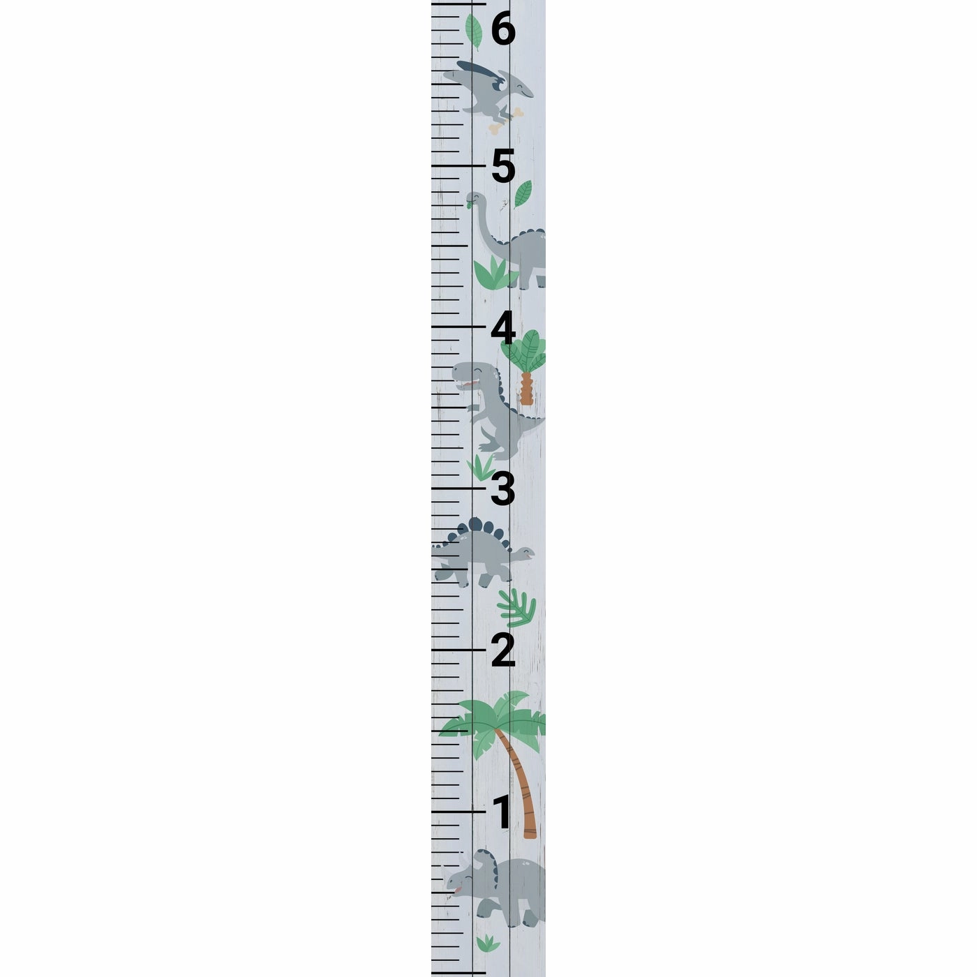 Dinosaurs Wood Wall Ruler 