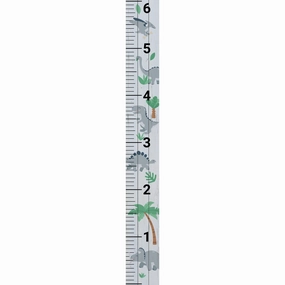 Dinosaurs Wood Wall Ruler 
