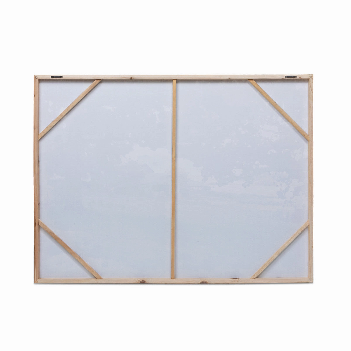 Distressed Watercolor Canvas Barn Print