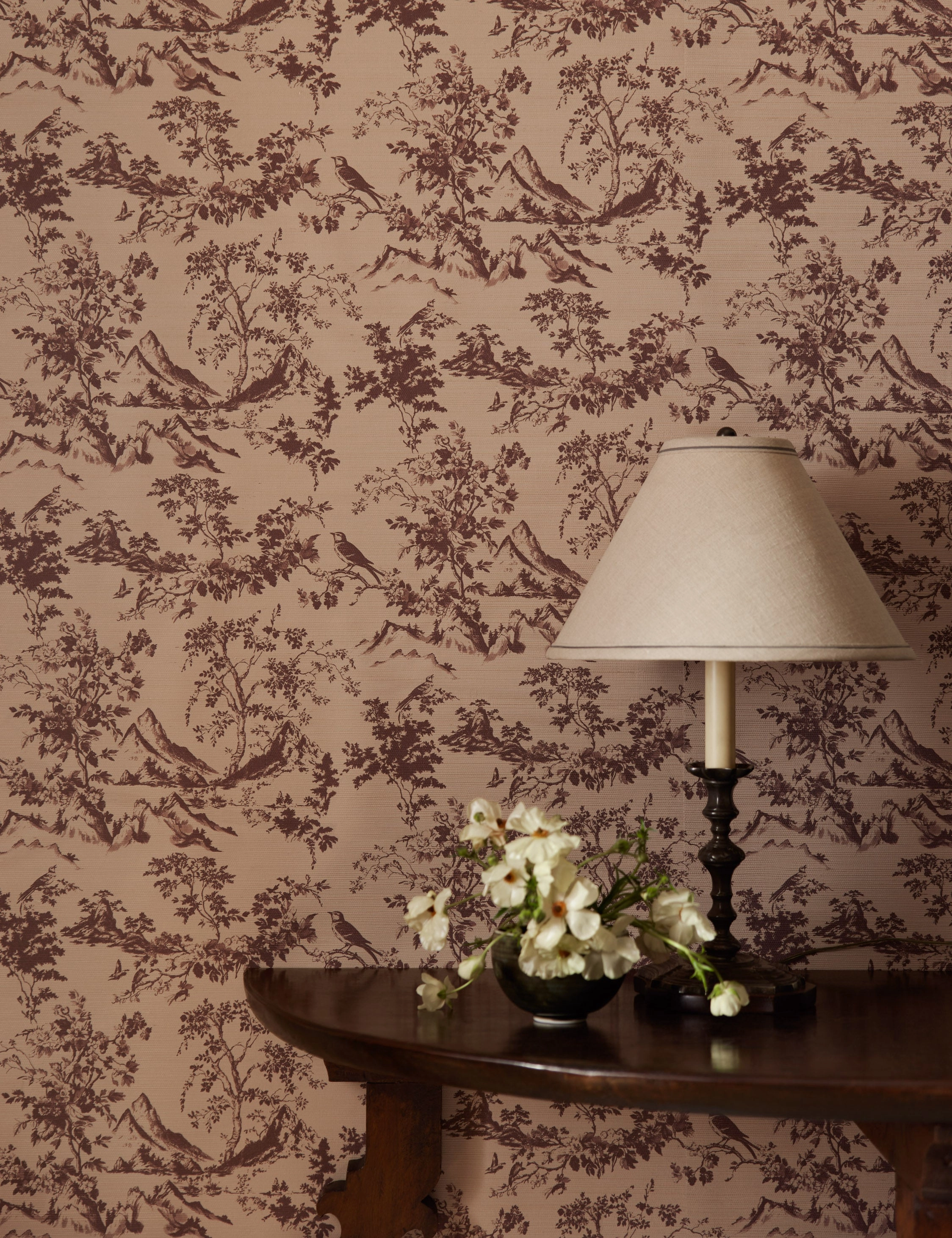 Dors Grasscloth Wallpaper by Jake Arnold 