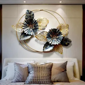 DOUBLE FLOWER WALL ART 