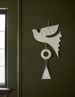 Dove Wall Hanging by Sarah Sherman Samuel 