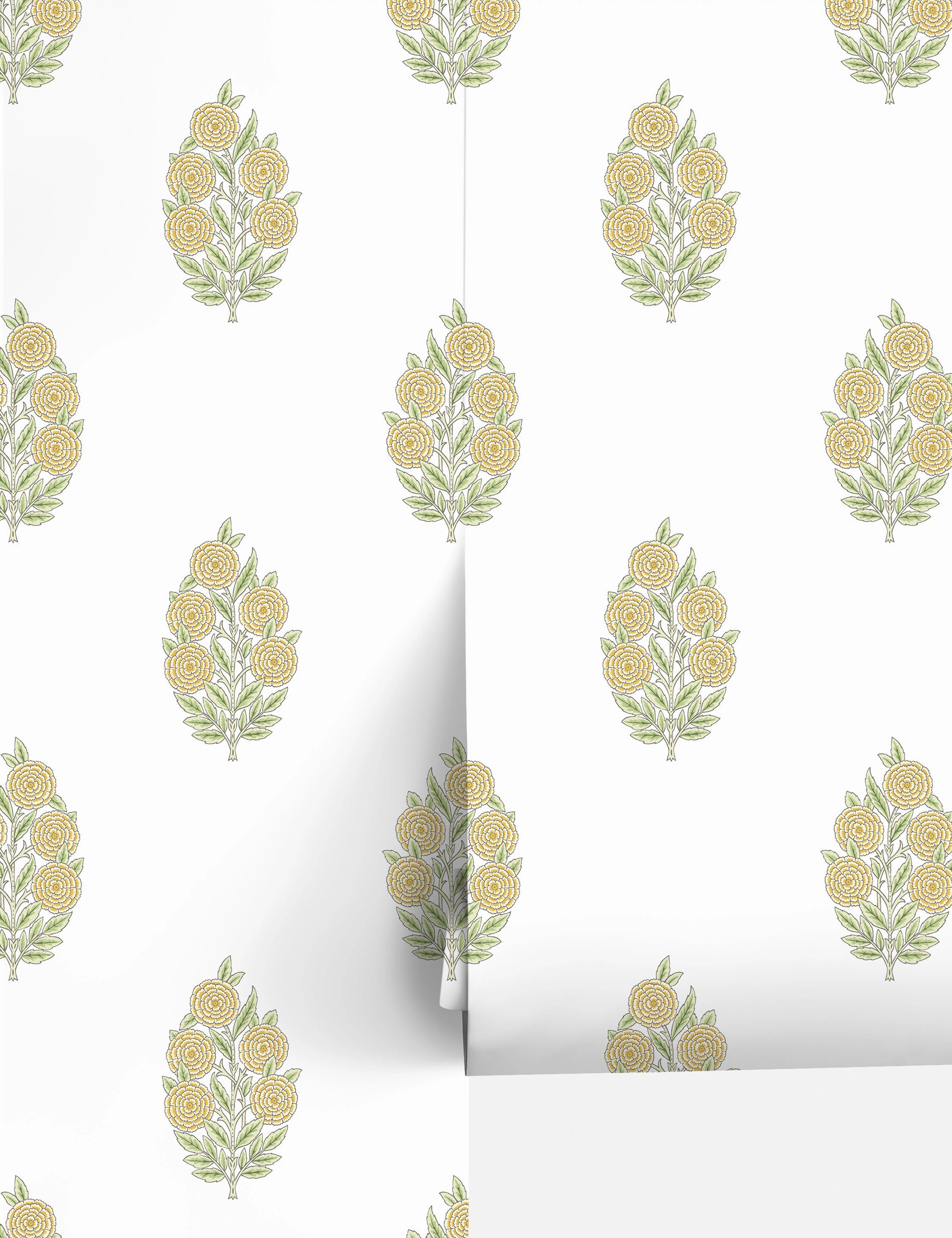 Dutch Floral Peel   Stick Wallpaper by Tamara Day