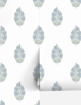 Dutch Floral Peel   Stick Wallpaper by Tamara Day 