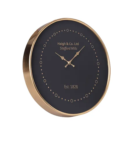 Eclipse Shine Gold wall clock