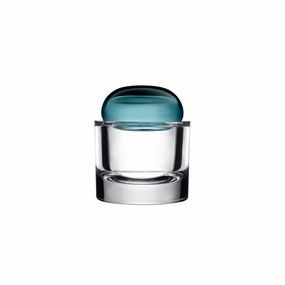 Ecrin Lidded Vessel Small Petroleum Green 