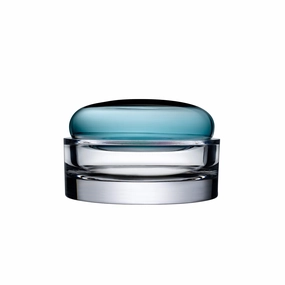 Ecrin Lidded Vessel Wide Petroleum Green 
