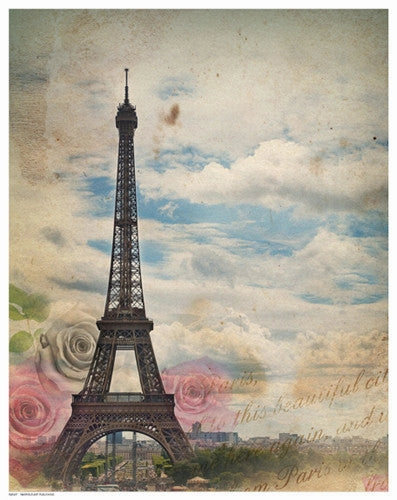 Eiffel in Rose Sky 