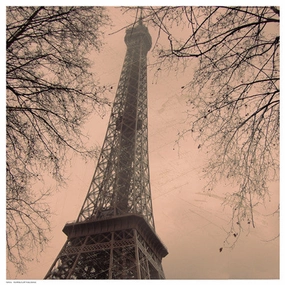 Eiffel in Warm Sky 
