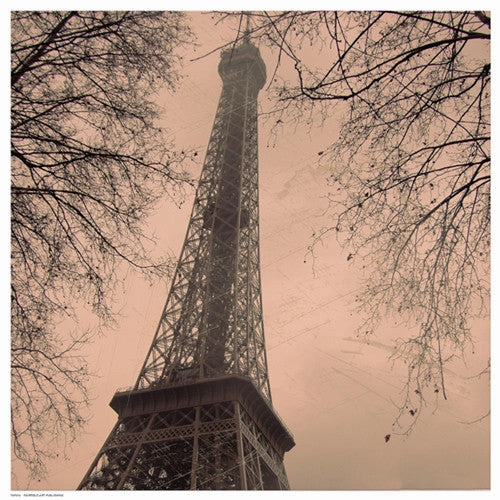 Eiffel in Warm Sky 