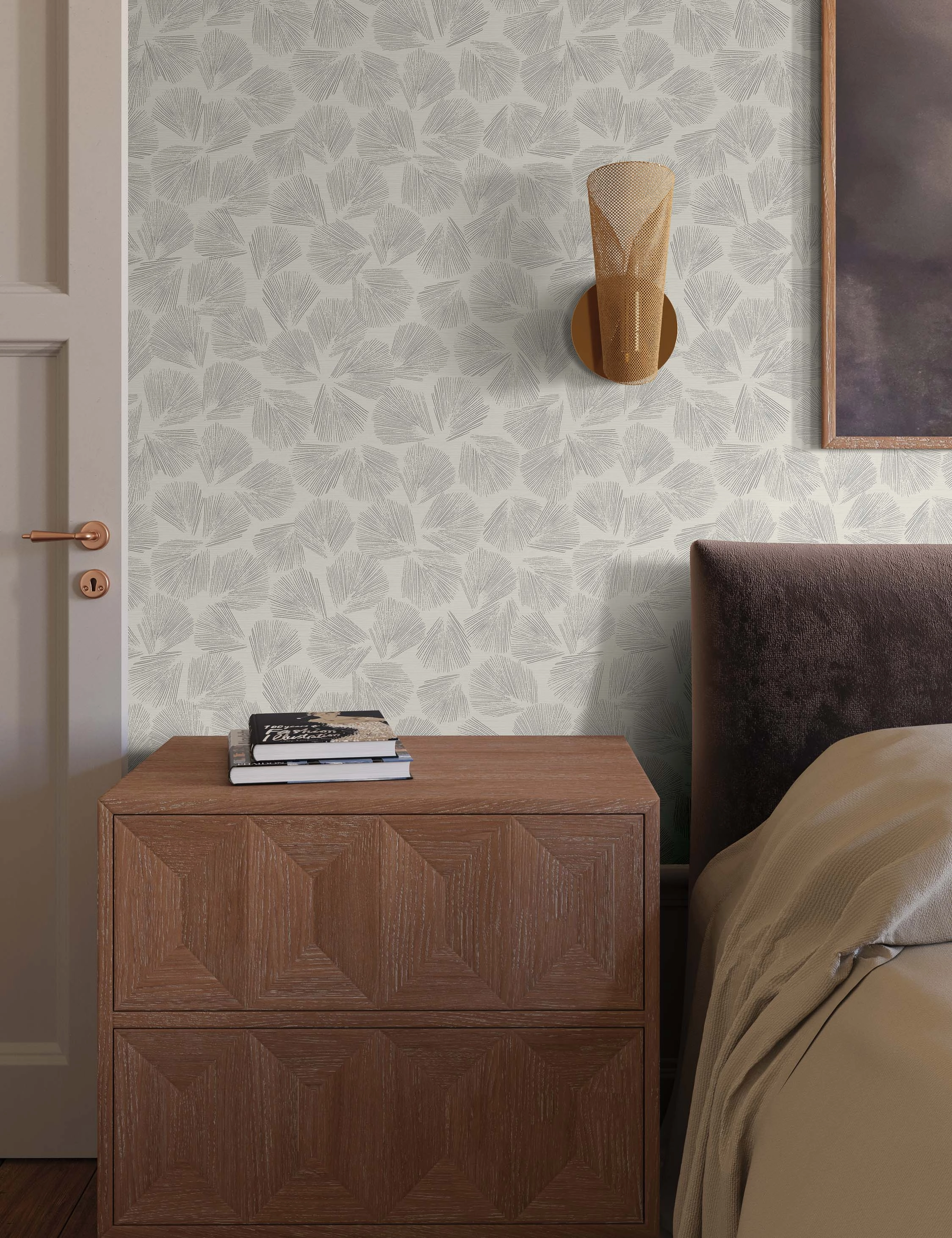 Elora Leaf Wallpaper by Christiane Lemieux