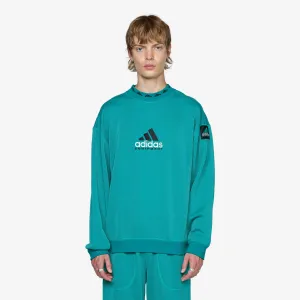 EQT Reflective Crewneck Sweatshirt Equipment Green adidas Clothing