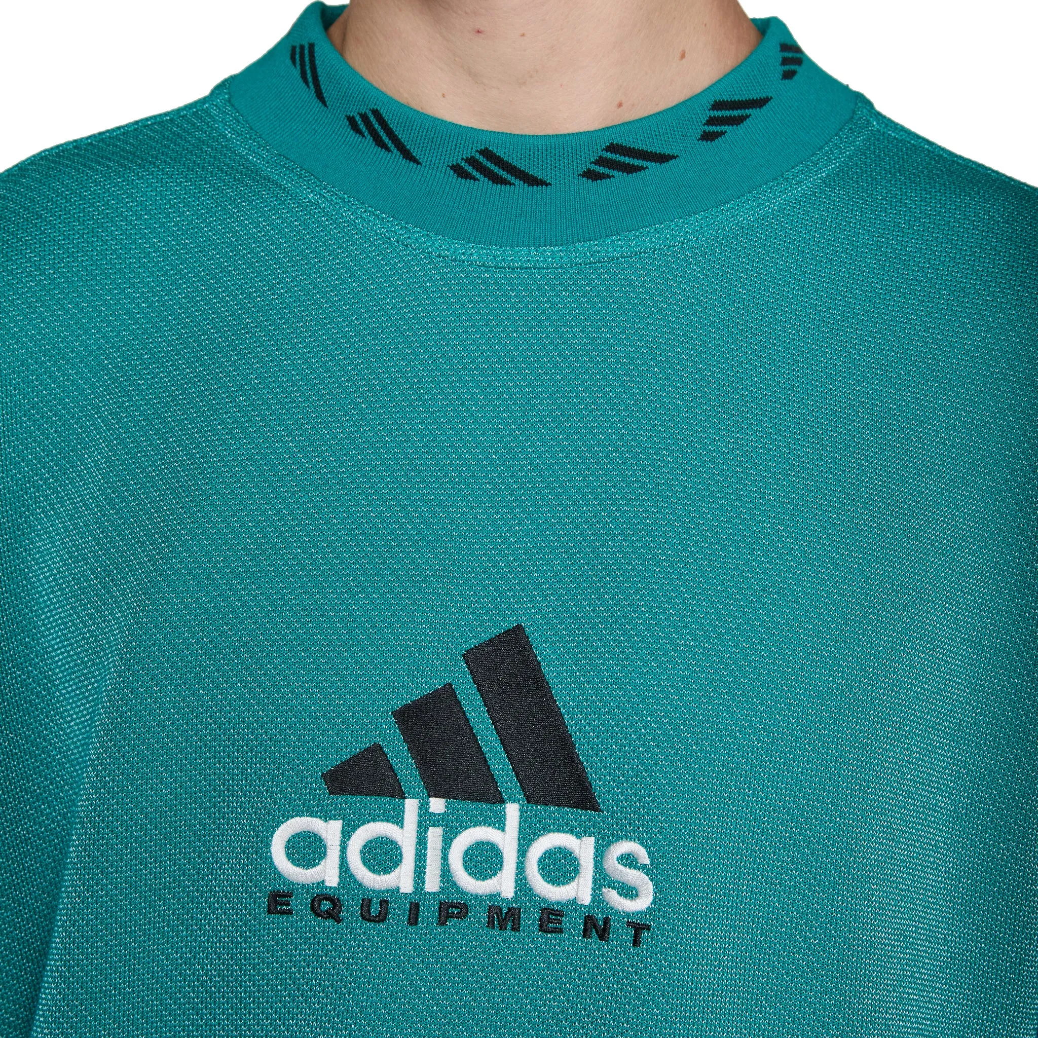 EQT Reflective Crewneck Sweatshirt Equipment Green adidas Clothing
