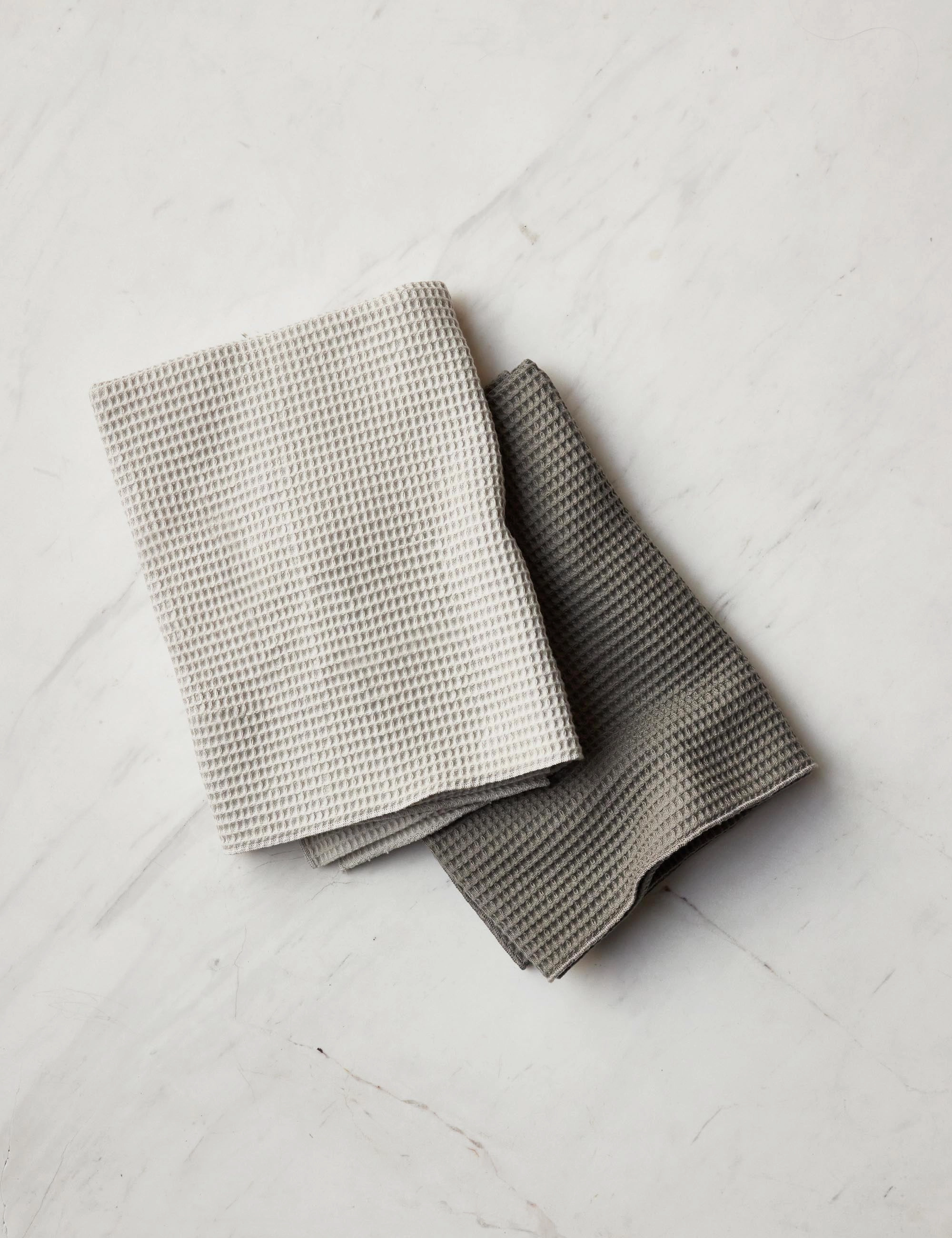 Essential Waffle Kitchen Towels (Set of 2) by Hawkins New York