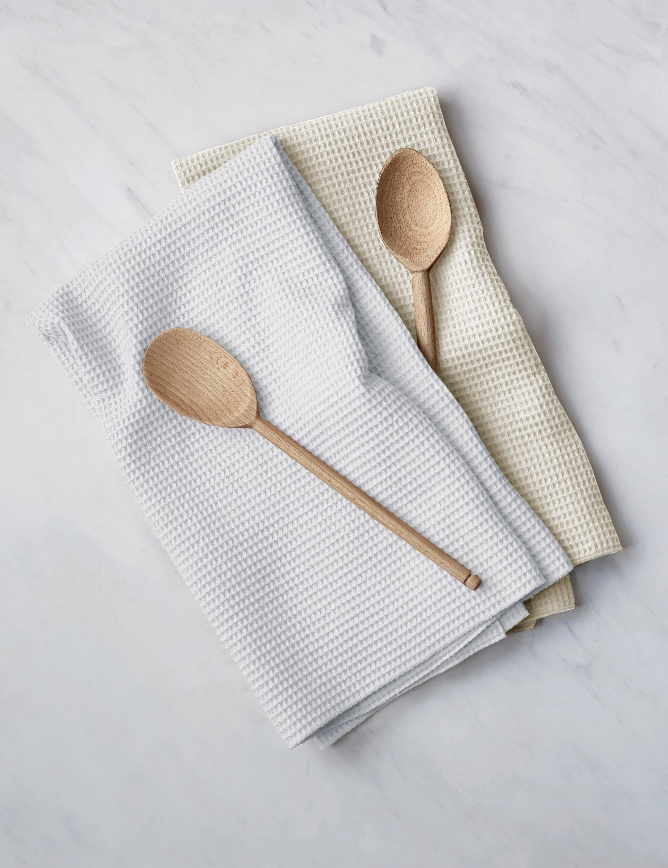Essential Waffle Kitchen Towels (Set of 2) by Hawkins New York