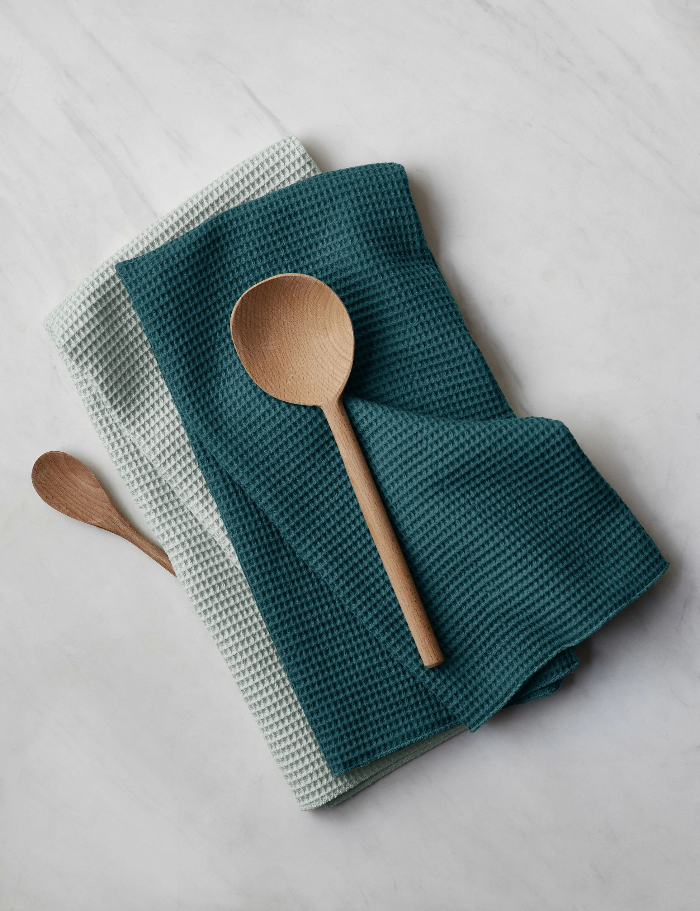 Essential Waffle Kitchen Towels (Set of 2) by Hawkins New York