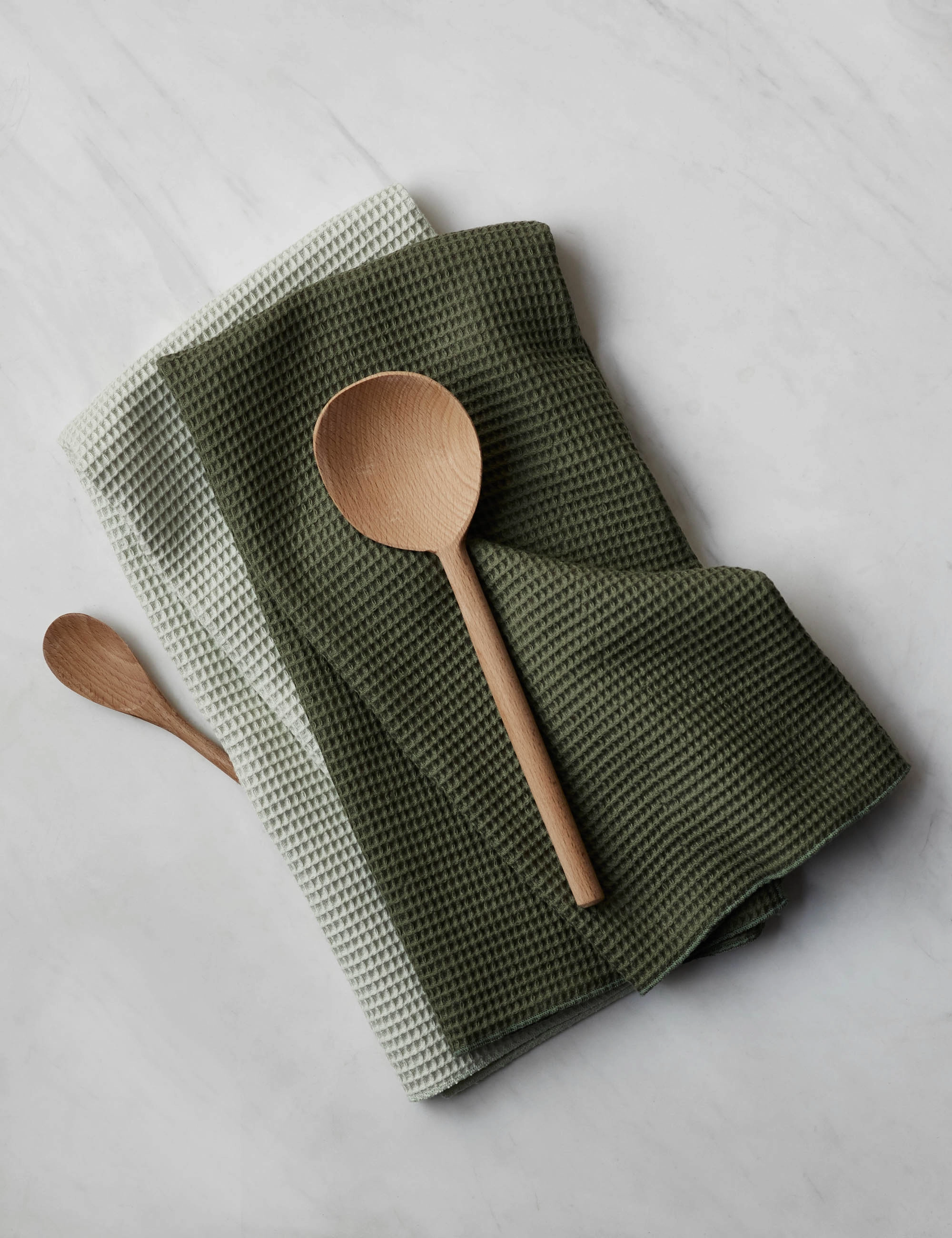 Essential Waffle Kitchen Towels (Set of 2) by Hawkins New York 