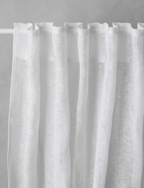 European Flax Linen Curtain Panel by Cultiver 