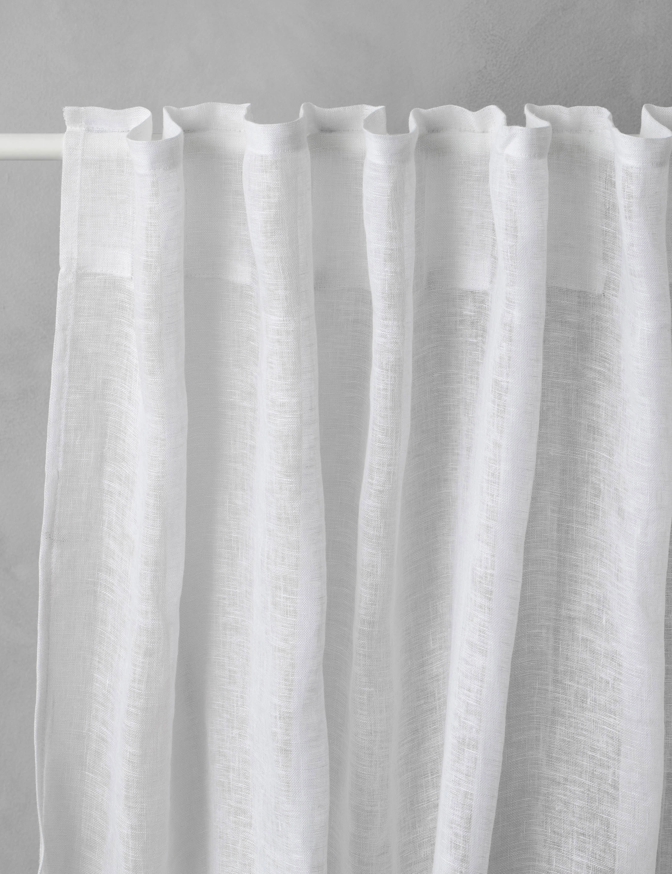 European Flax Linen Curtain Panel by Cultiver 