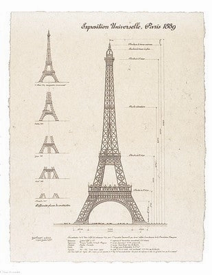 Exposition, Paris 1889 (Eiffel Tower) 