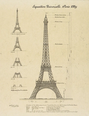 Exposition Paris 1889 (Eiffel Tower) 