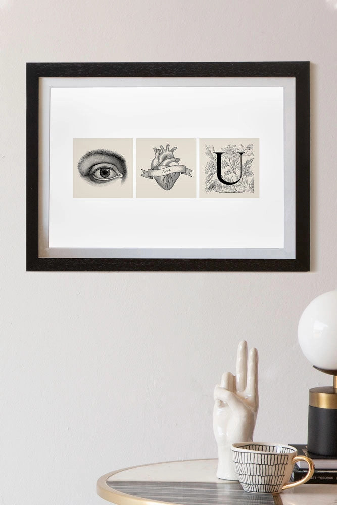 Eye Heart You Art Print 