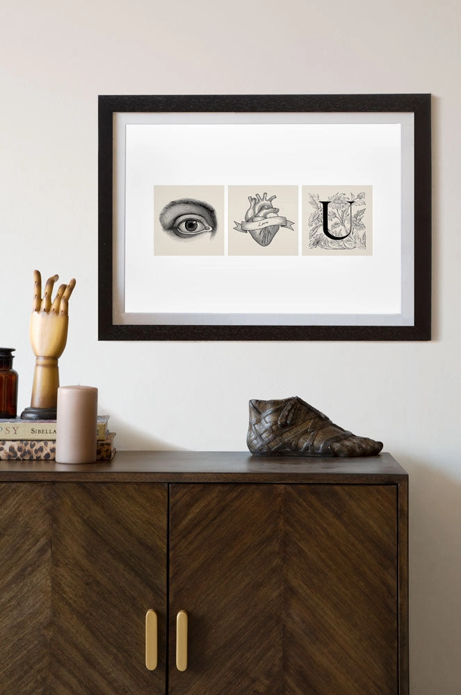 Eye Heart You Art Print