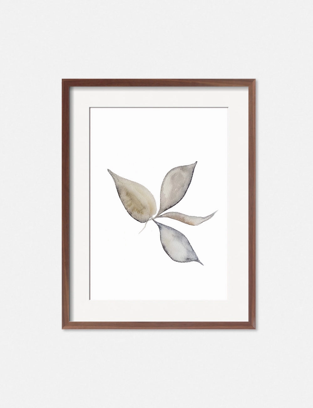 Faded Leaves Print by Cline Nordenhed