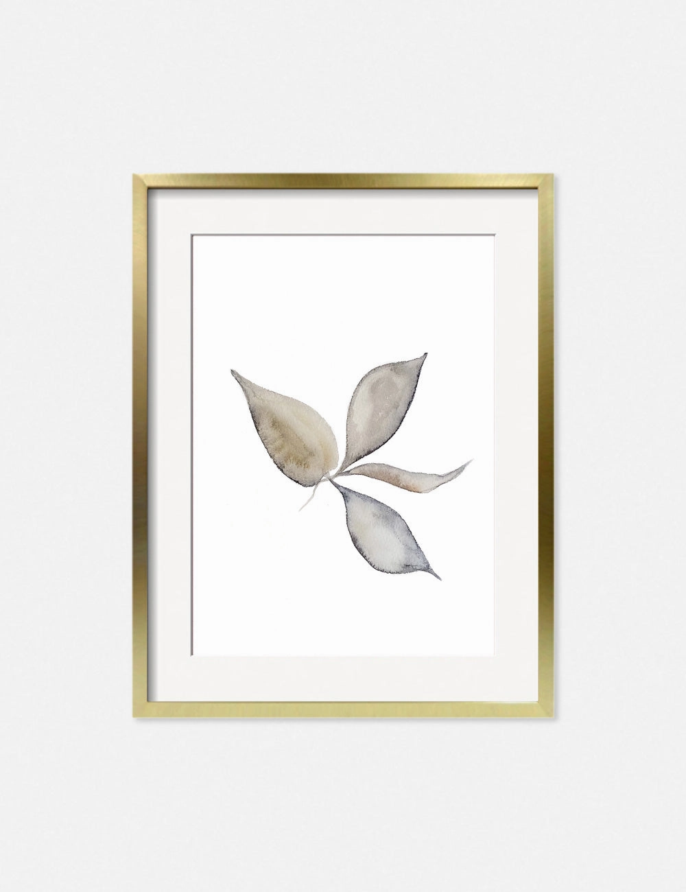 Faded Leaves Print by Cline Nordenhed