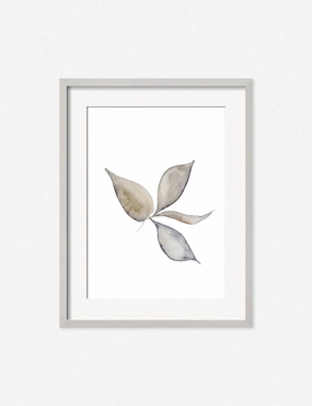 Faded Leaves Print by Cline Nordenhed 